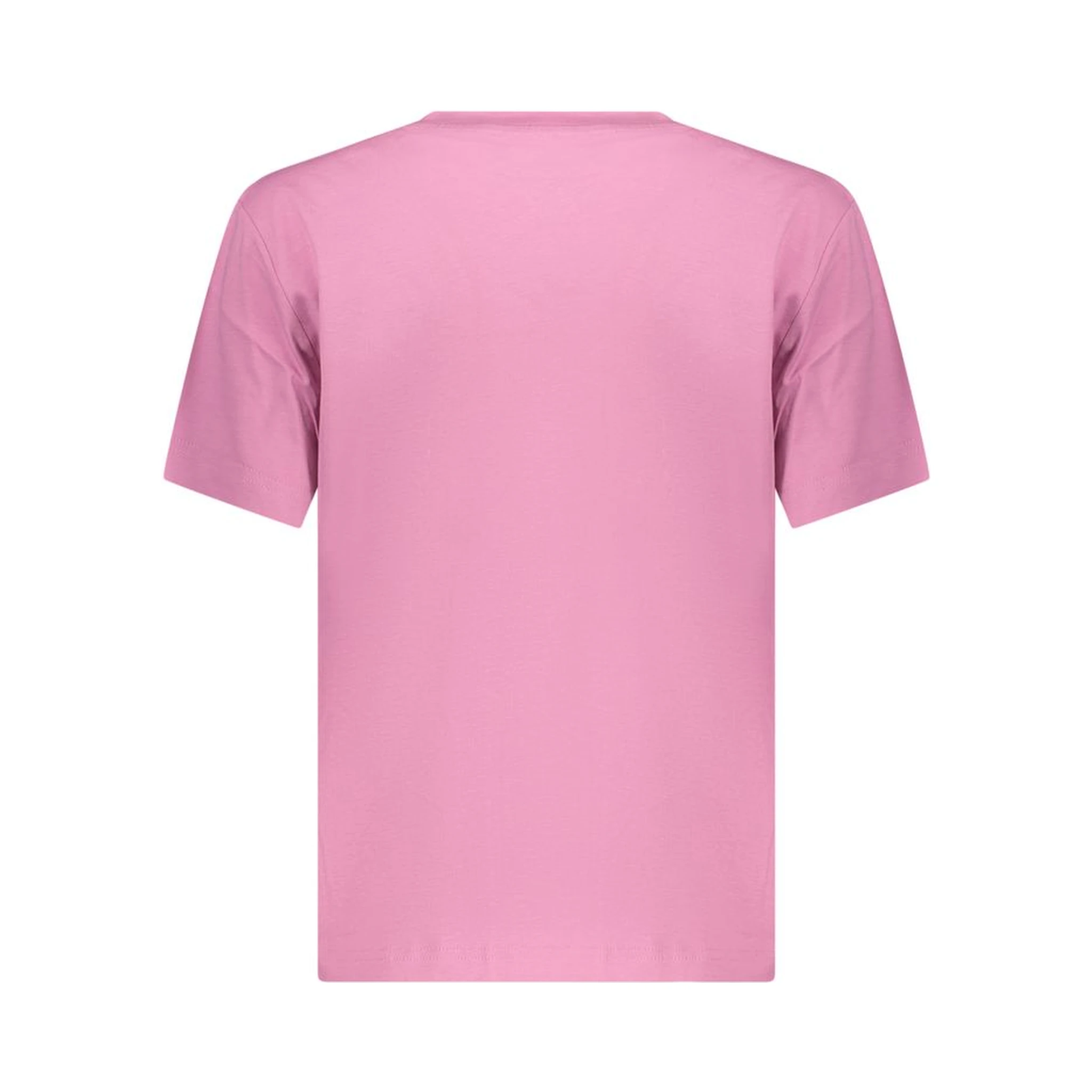 Pink Cotton Women T-Shirt