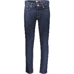 Blue Cotton Men's Slim Tapered Jeans