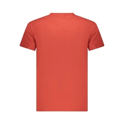 Red Cotton Men T-Shirt