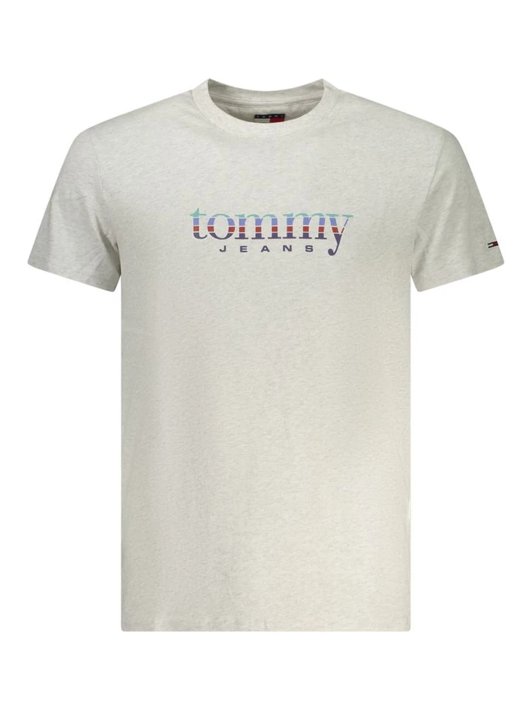 Gray Cotton Men's T-Shirt