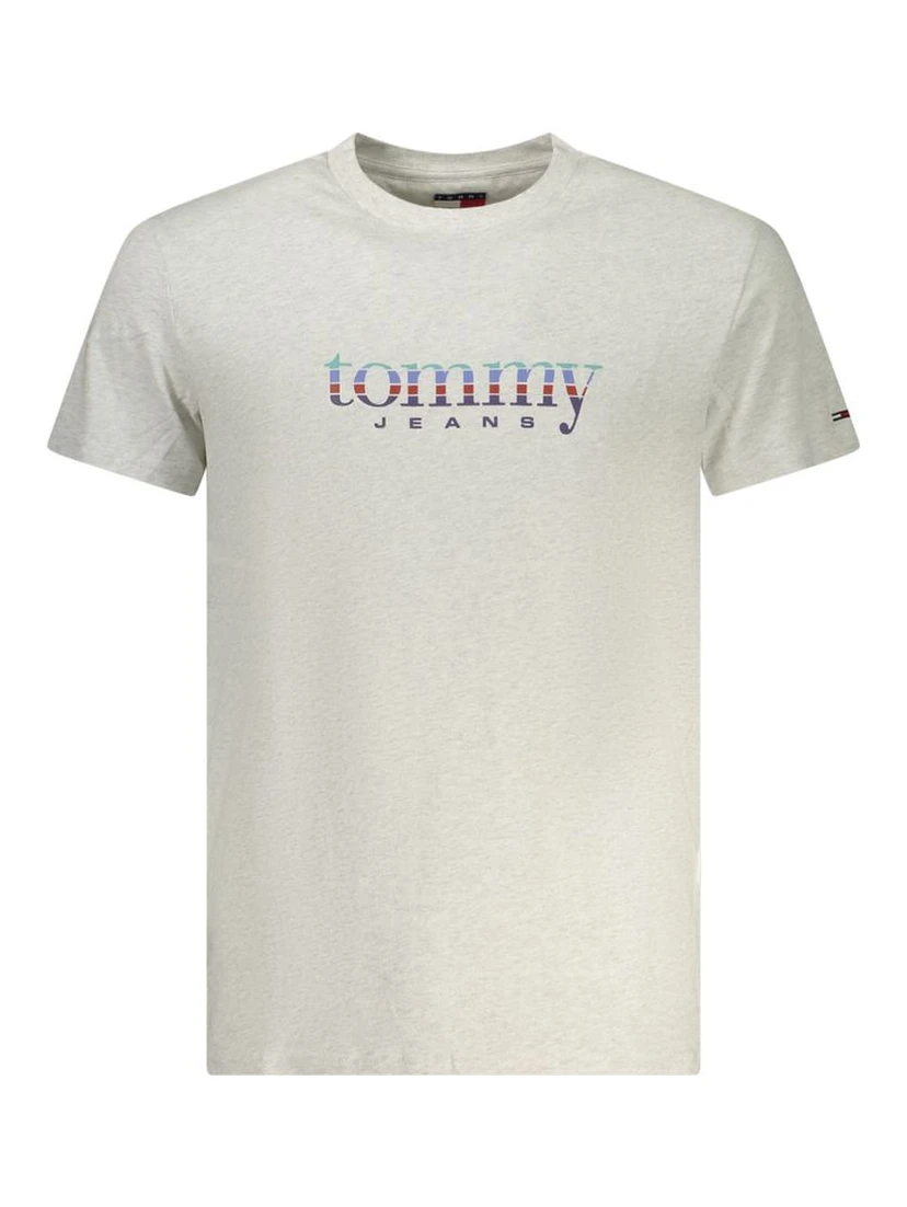 Gray Cotton Men's T-Shirt