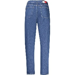 Blu Cotton Women Jeans