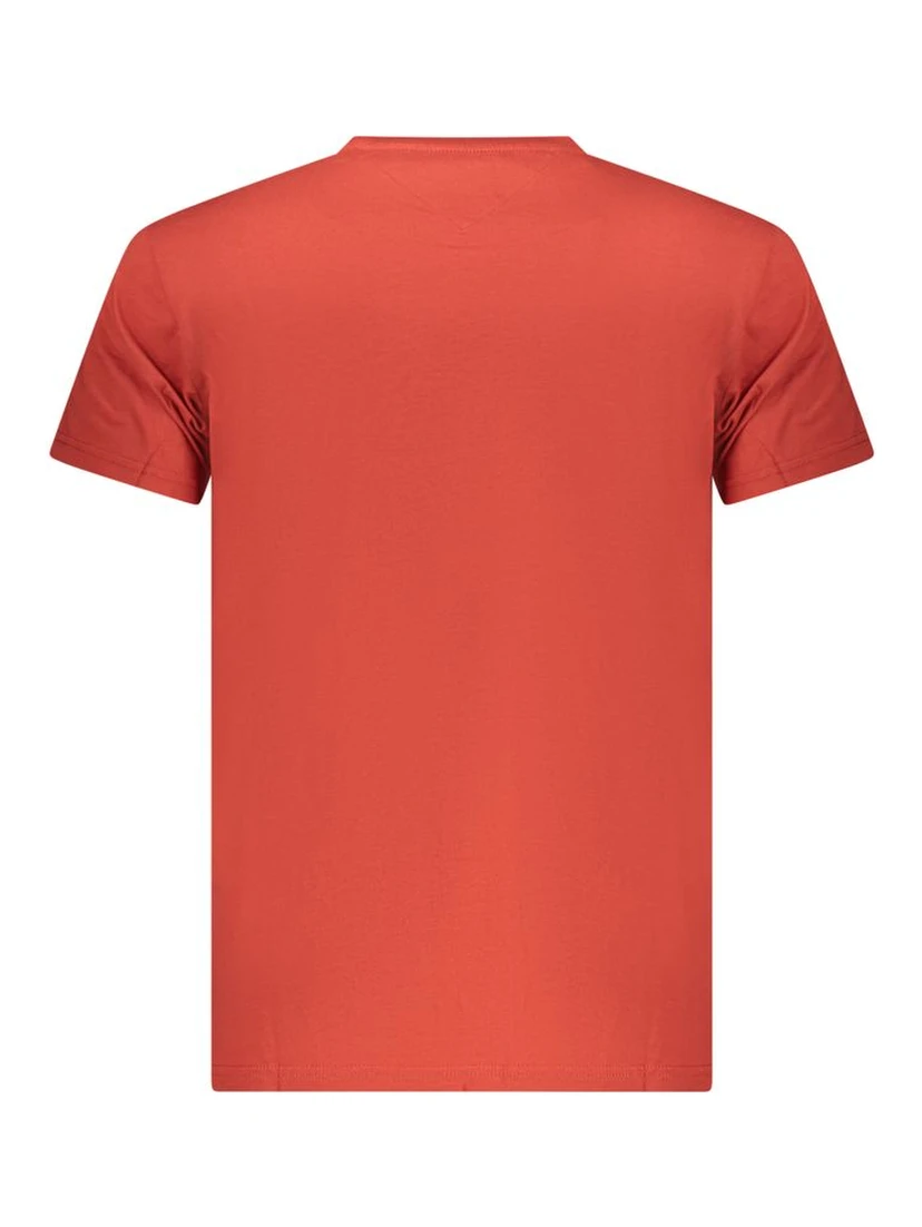 Red Cotton Men Shirt