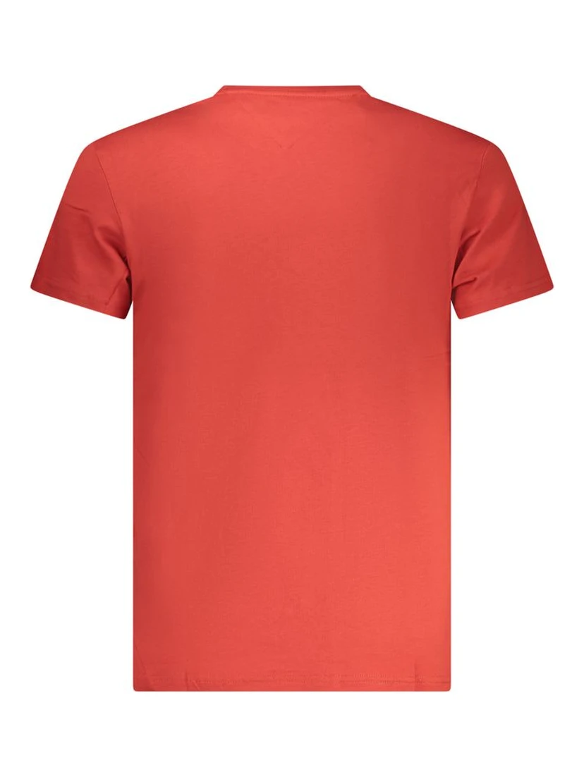 Red Cotton Mens T-Shirt