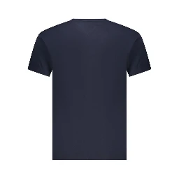 Blue Cotton Men's T-Shirt