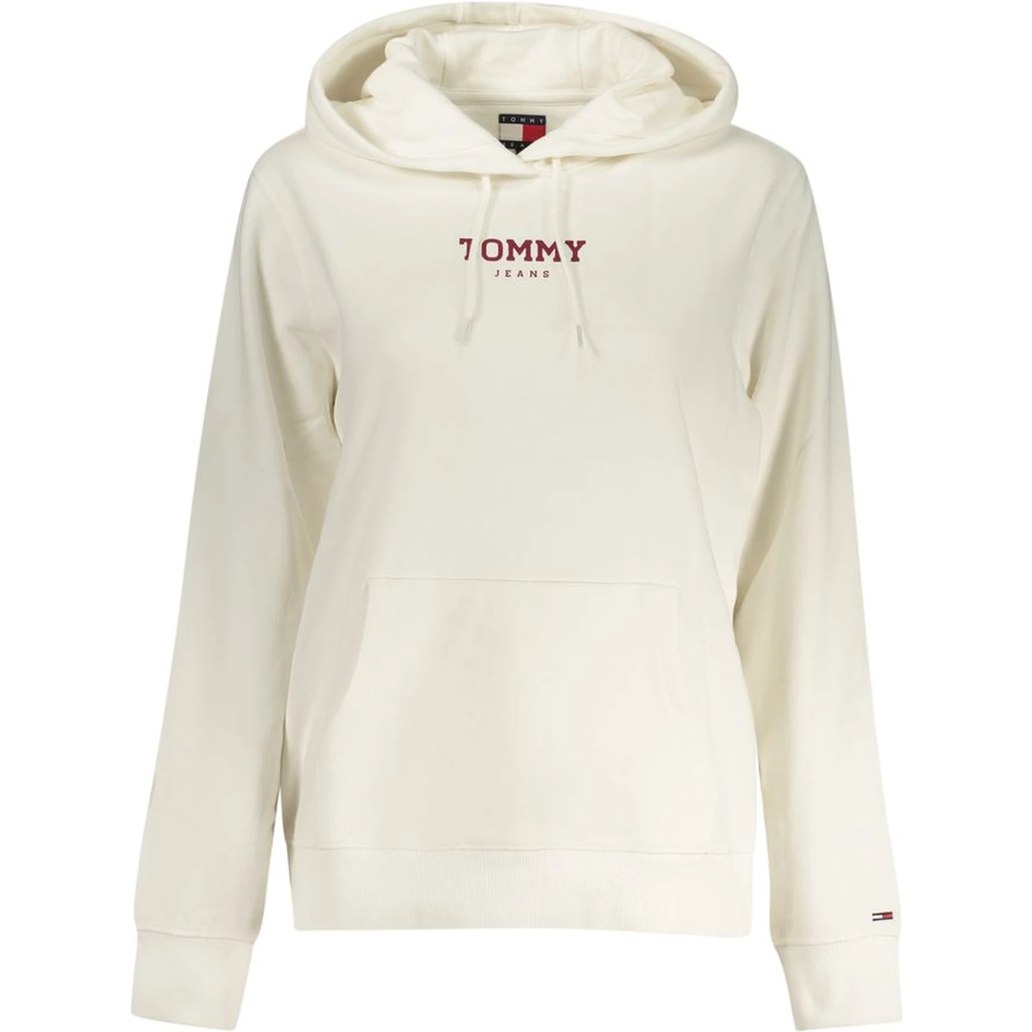 White Cotton Women Sweatshirt