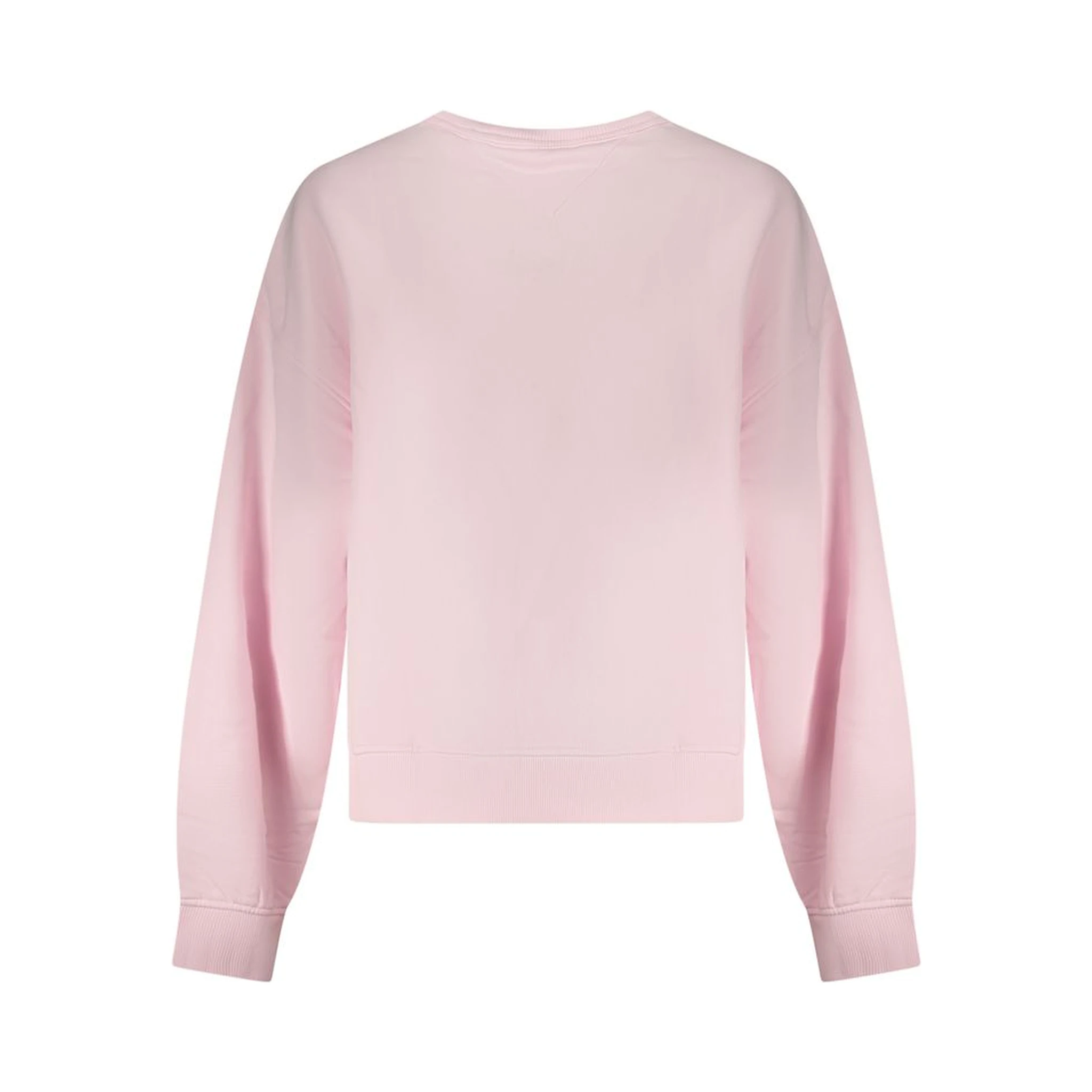 Pink Cotton Women Sweatshirt