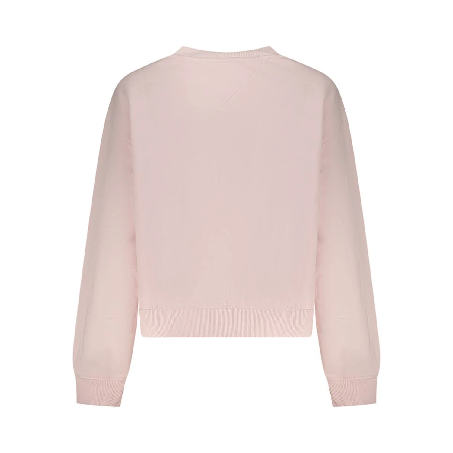 Pink Cotton Women Sweatshirt
