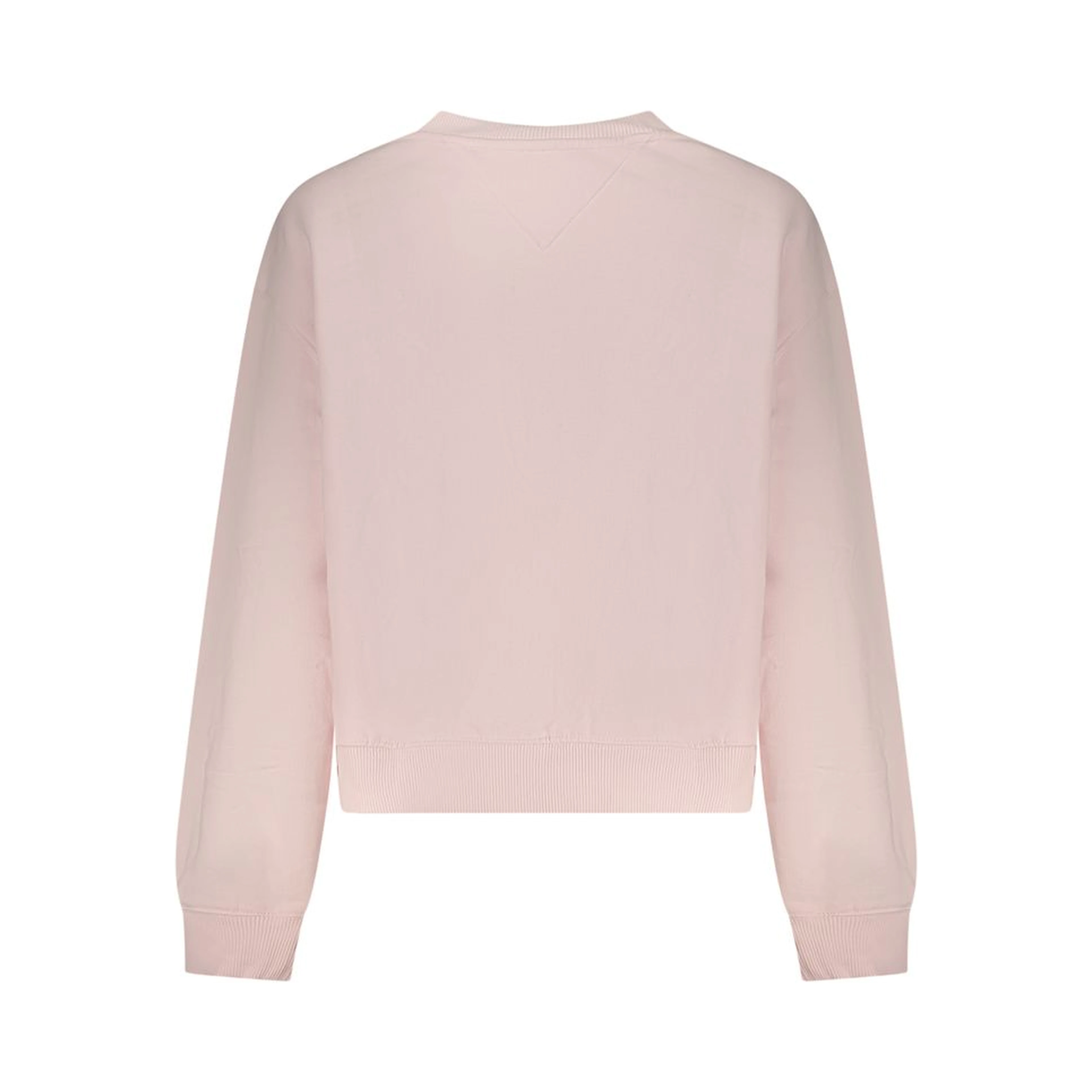 Pink Cotton Women Sweatshirt