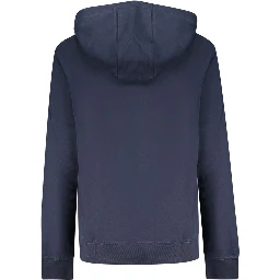 Blue Cotton Women's Hoodie
