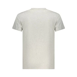 Gray Cotton Men's T-Shirt