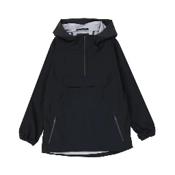 Black Elastane Shell Jacket