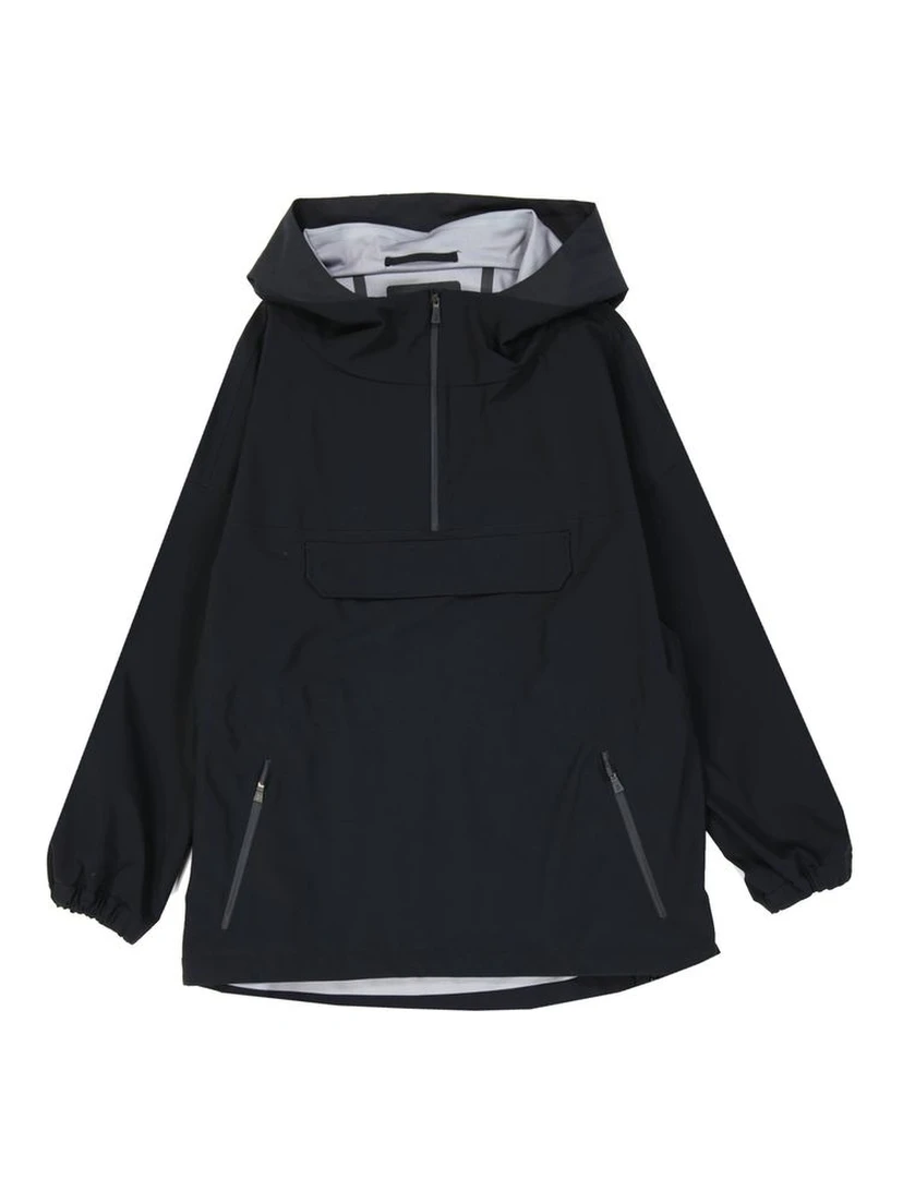Black Elastane Shell Jacket