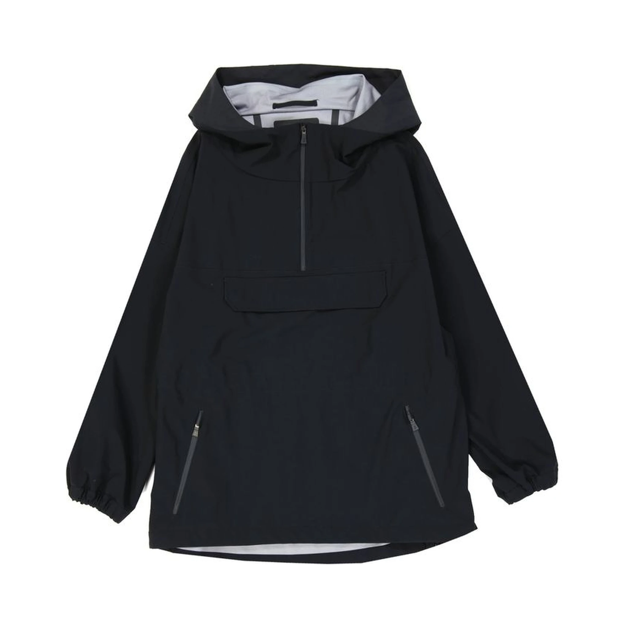 Black Elastane Shell Jacket
