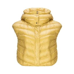 Bicolor Polyamide Sleveless Jacket