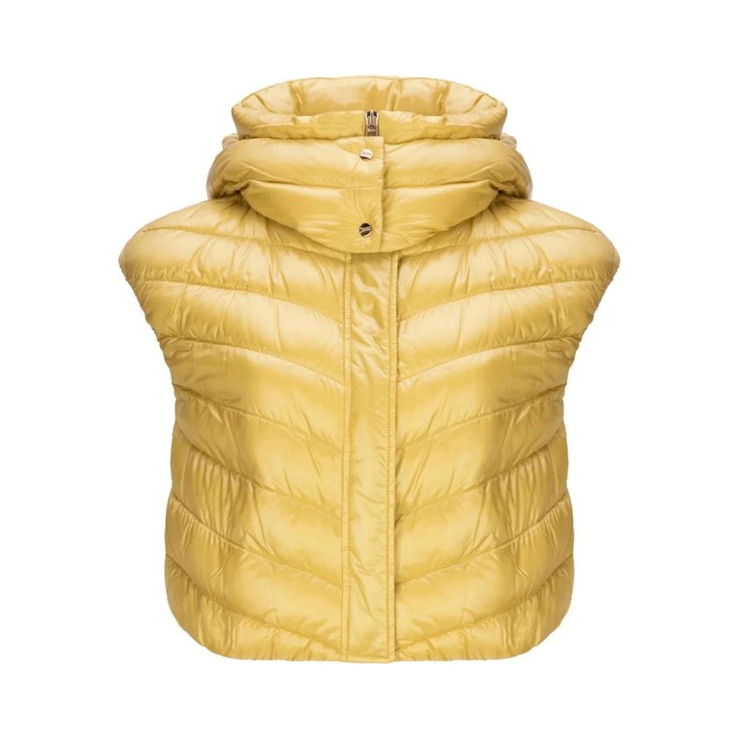 Bicolor Polyamide Sleveless Jacket