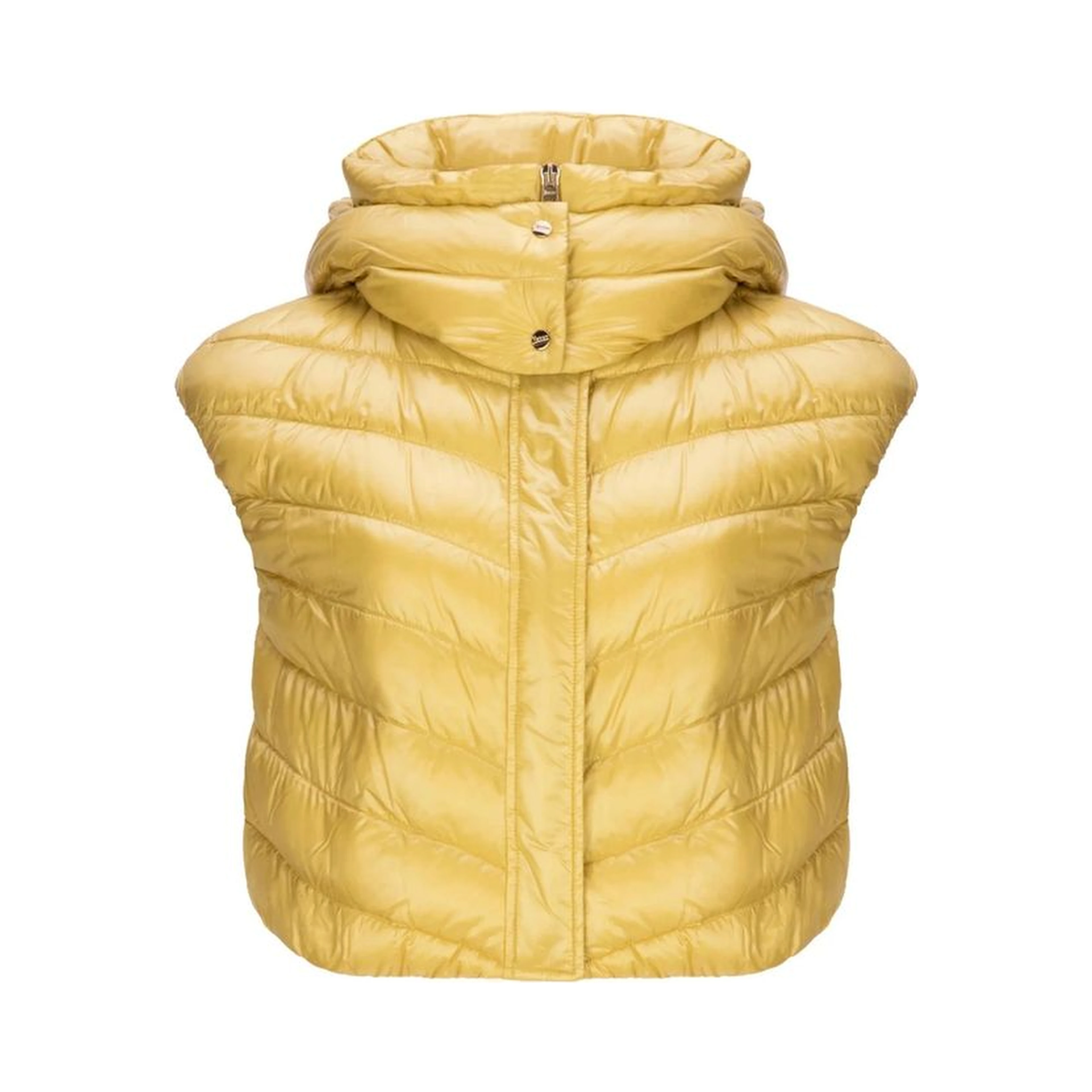 Bicolor Polyamide Sleveless Jacket