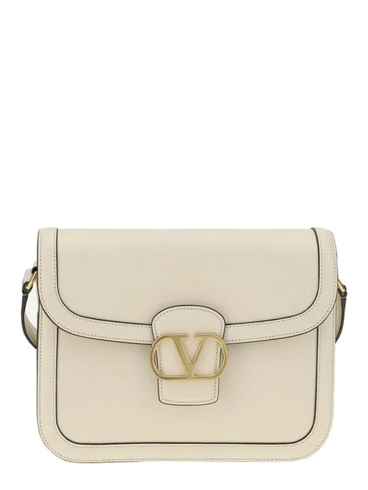 White Leather Shoulder Bag