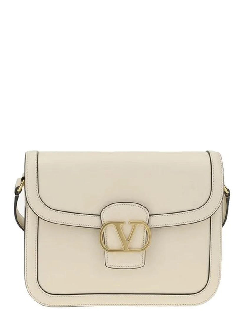 White Leather Shoulder Bag