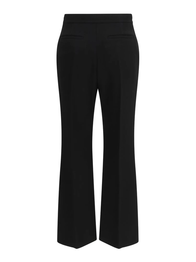 Black Fleece Wool Flared Pants alternative