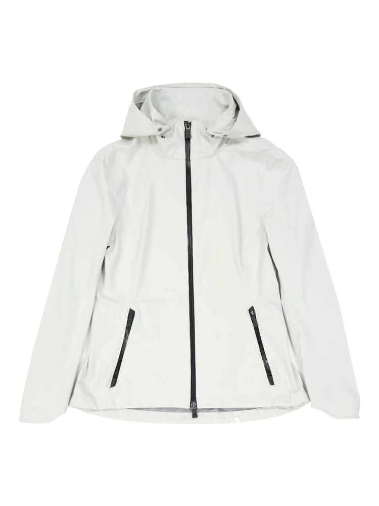 Gray Polyester Rain Coat