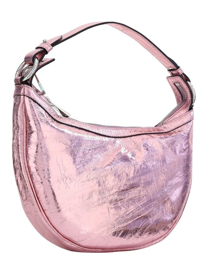 Multicolor Lamb Leather Shoulder Bag