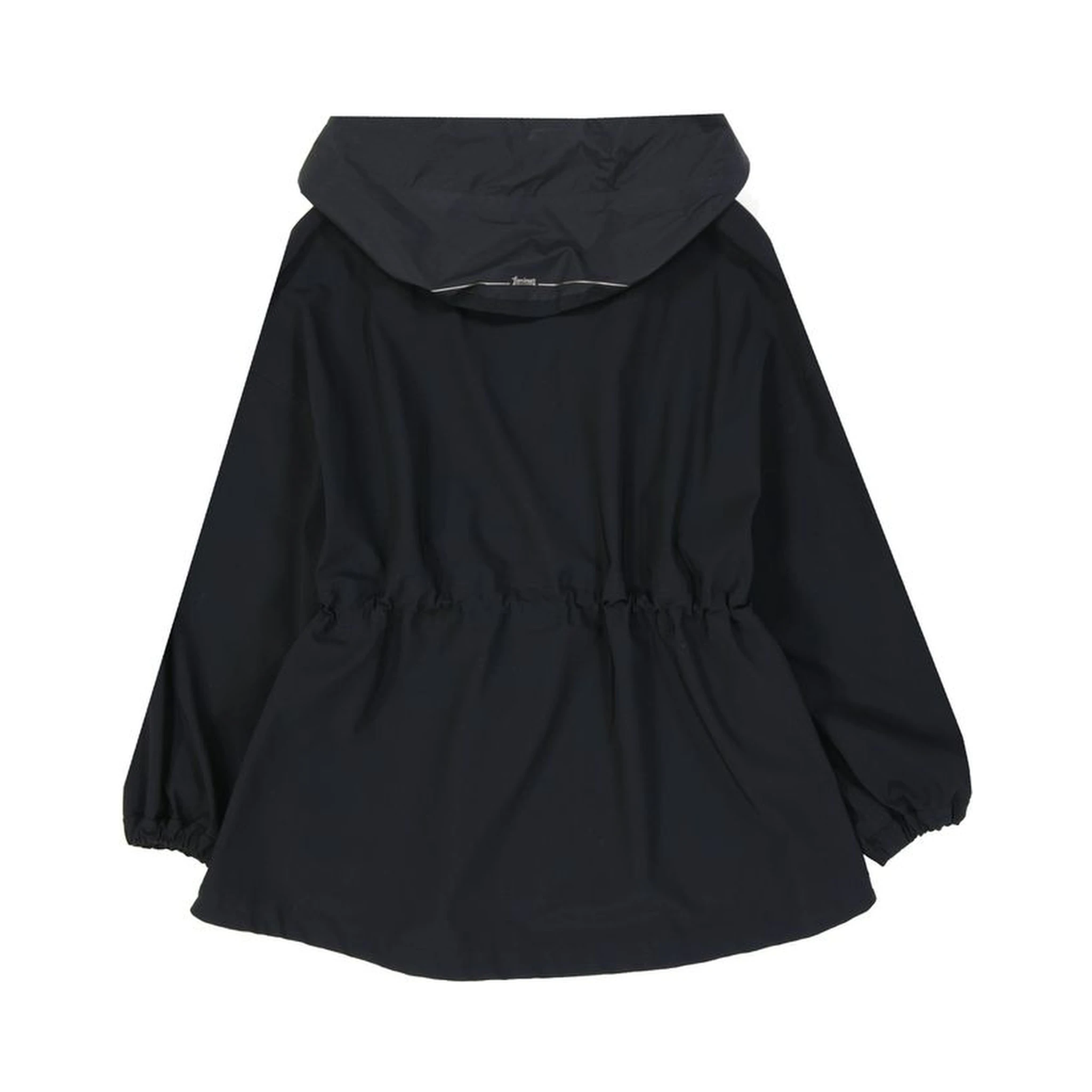 Black Elastane Shell Jacket