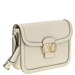 White Leather Shoulder Bag