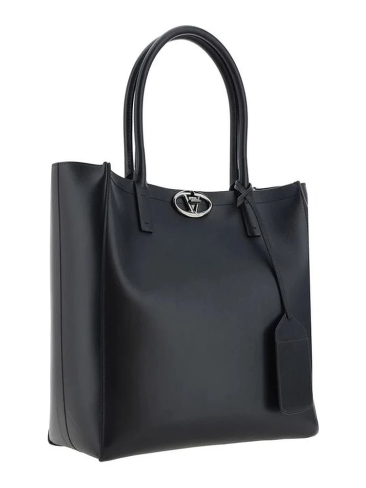 Black Calfskin Tote Bag alternative