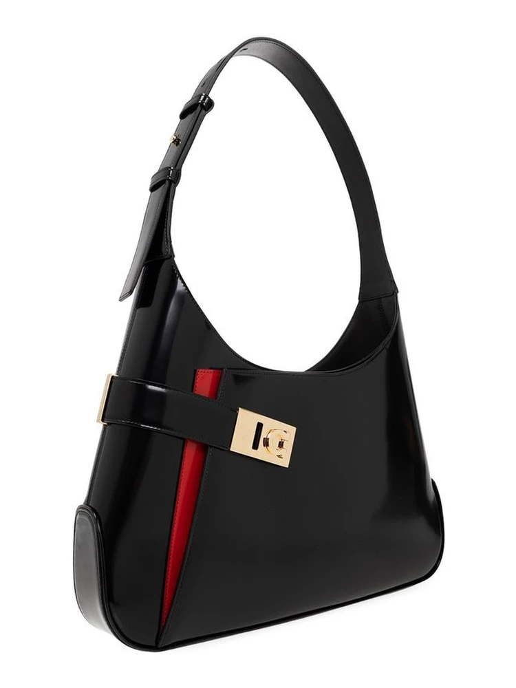 Black Calfskin Shoulder Bag alternative