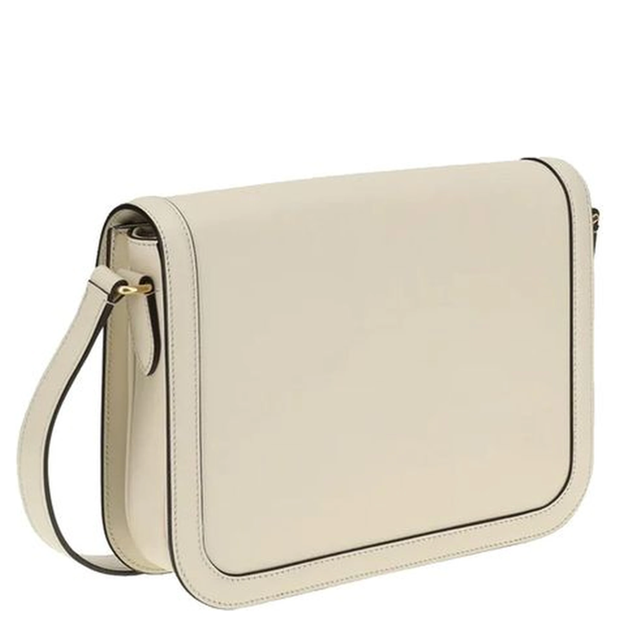 White Leather Shoulder Bag