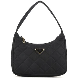 Black Nylon Shoulder Bag