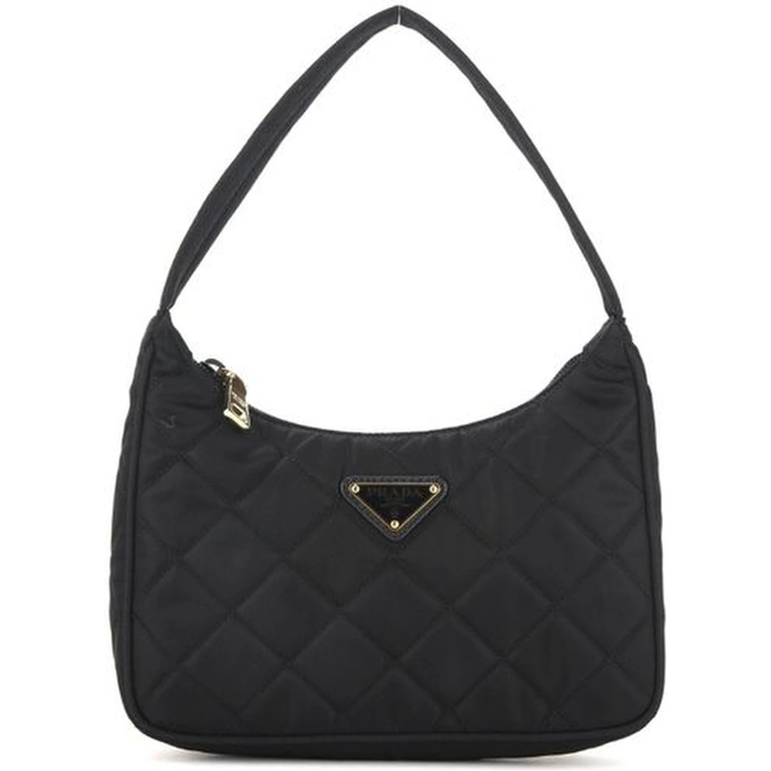 Black Nylon Shoulder Bag