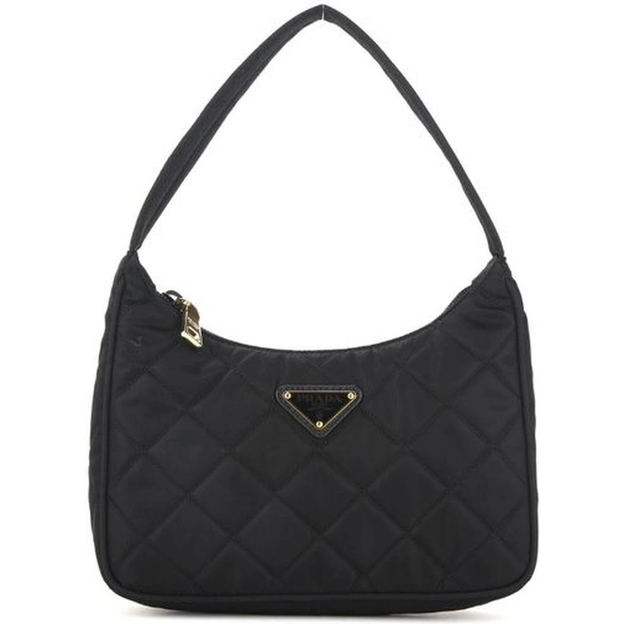 Black Nylon Shoulder Bag