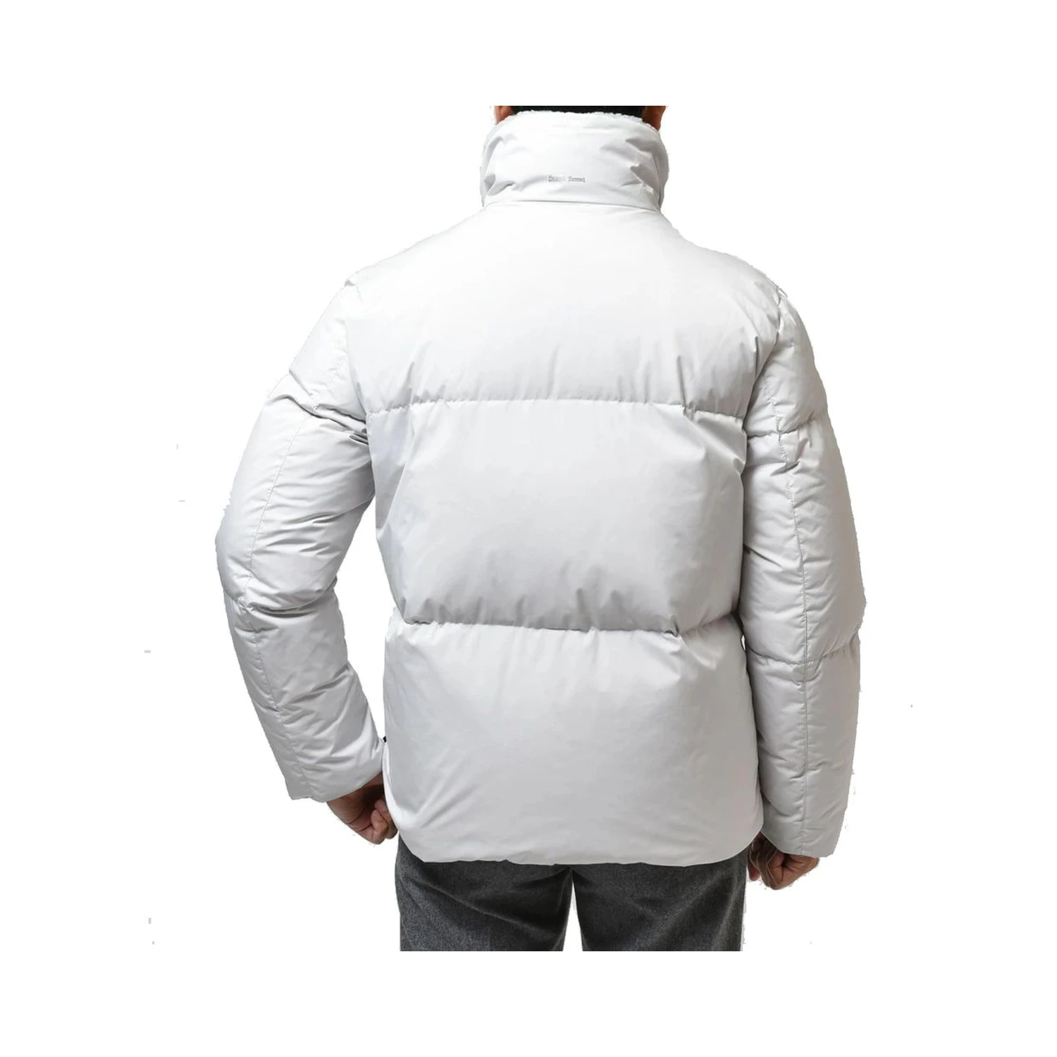 Gray Polyester Coat