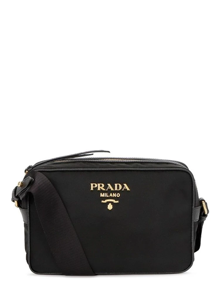 Black Nylon Shoulder Bag