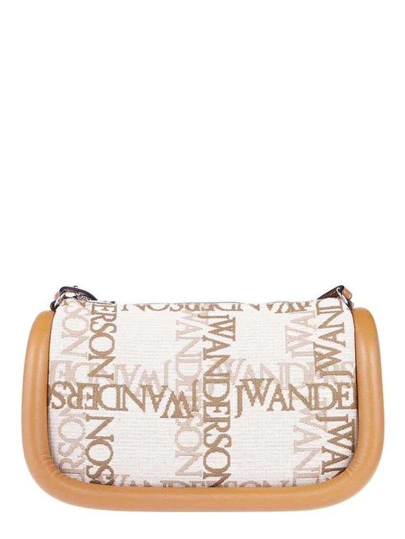 Brown Canvas Shoulder Bag