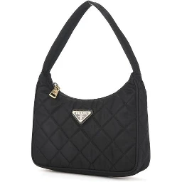 Black Nylon Shoulder Bag