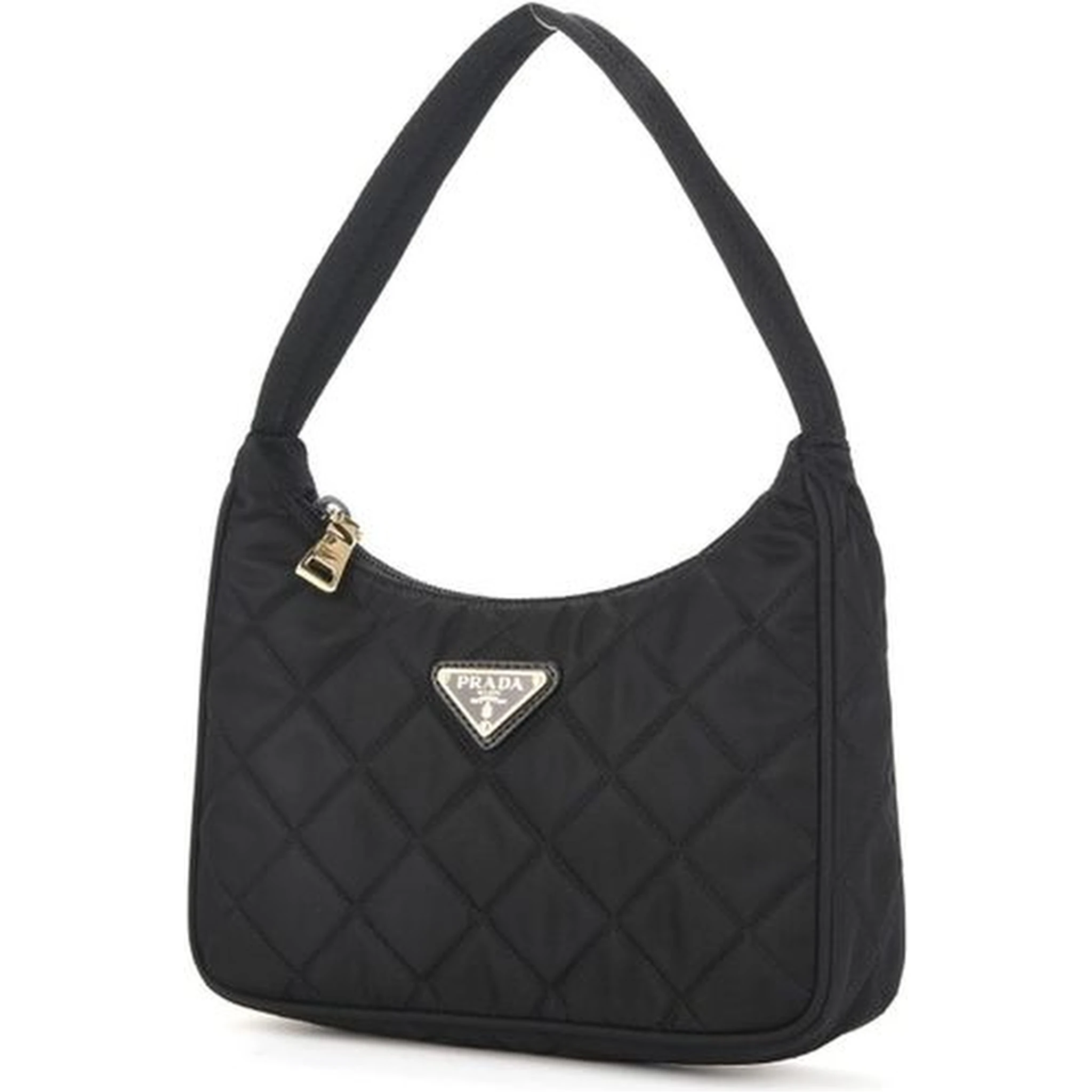 Black Nylon Shoulder Bag