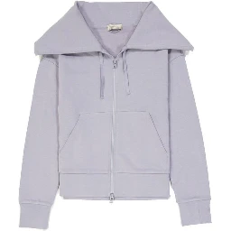 Purple Cotton Cardigan