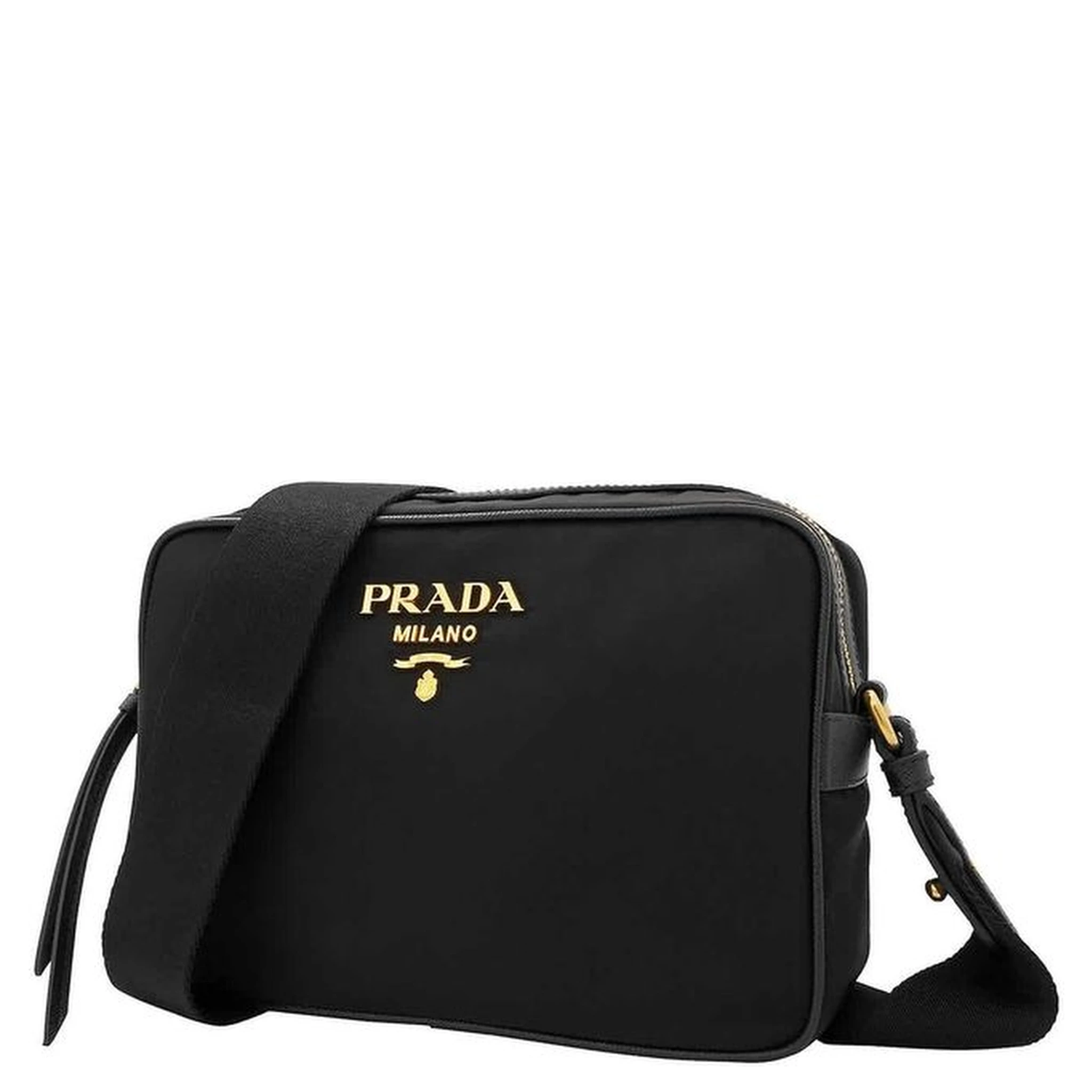 Black Nylon Shoulder Bag
