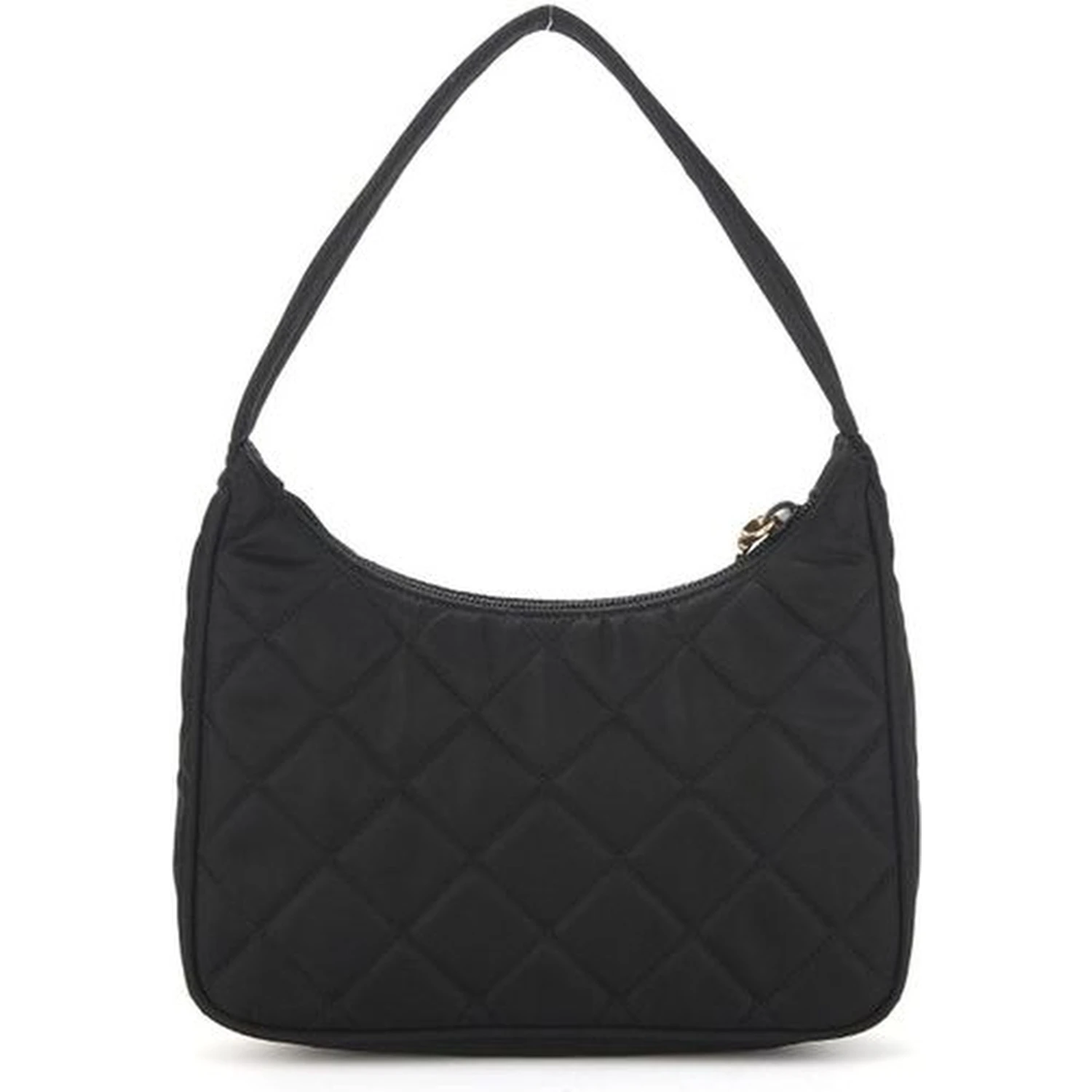 Black Nylon Shoulder Bag