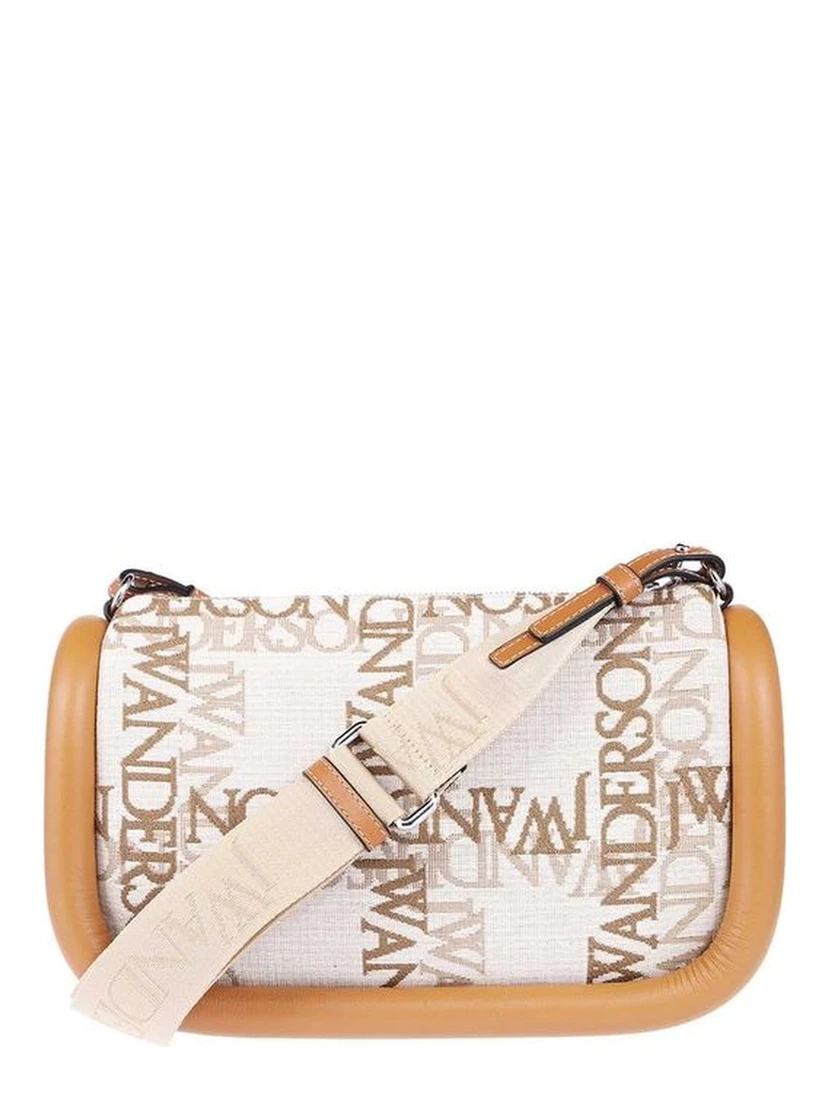 Brown Canvas Shoulder Bag