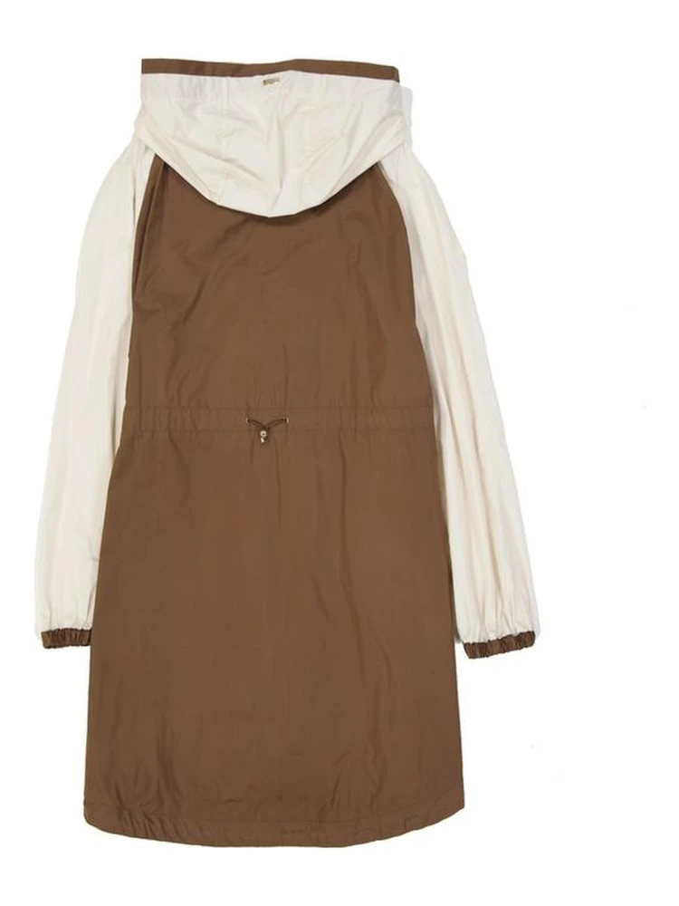 Brown Polyester Coat alternative
