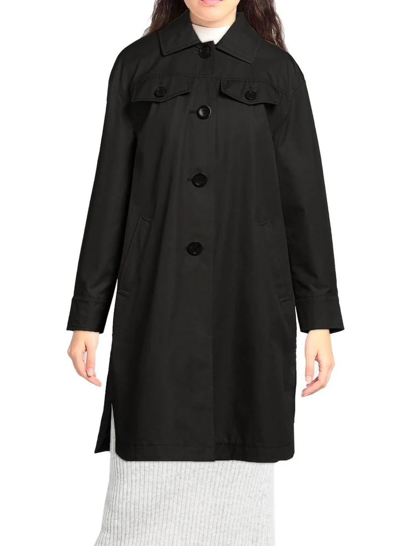 Black Cotton Parka