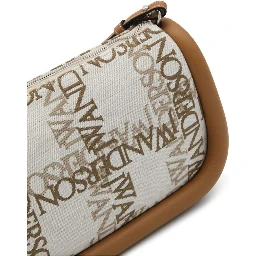 Brown Canvas Shoulder Bag