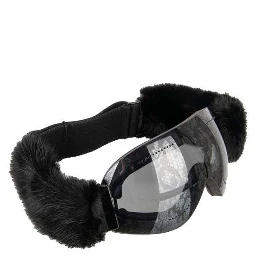Black Fur Sunglasses