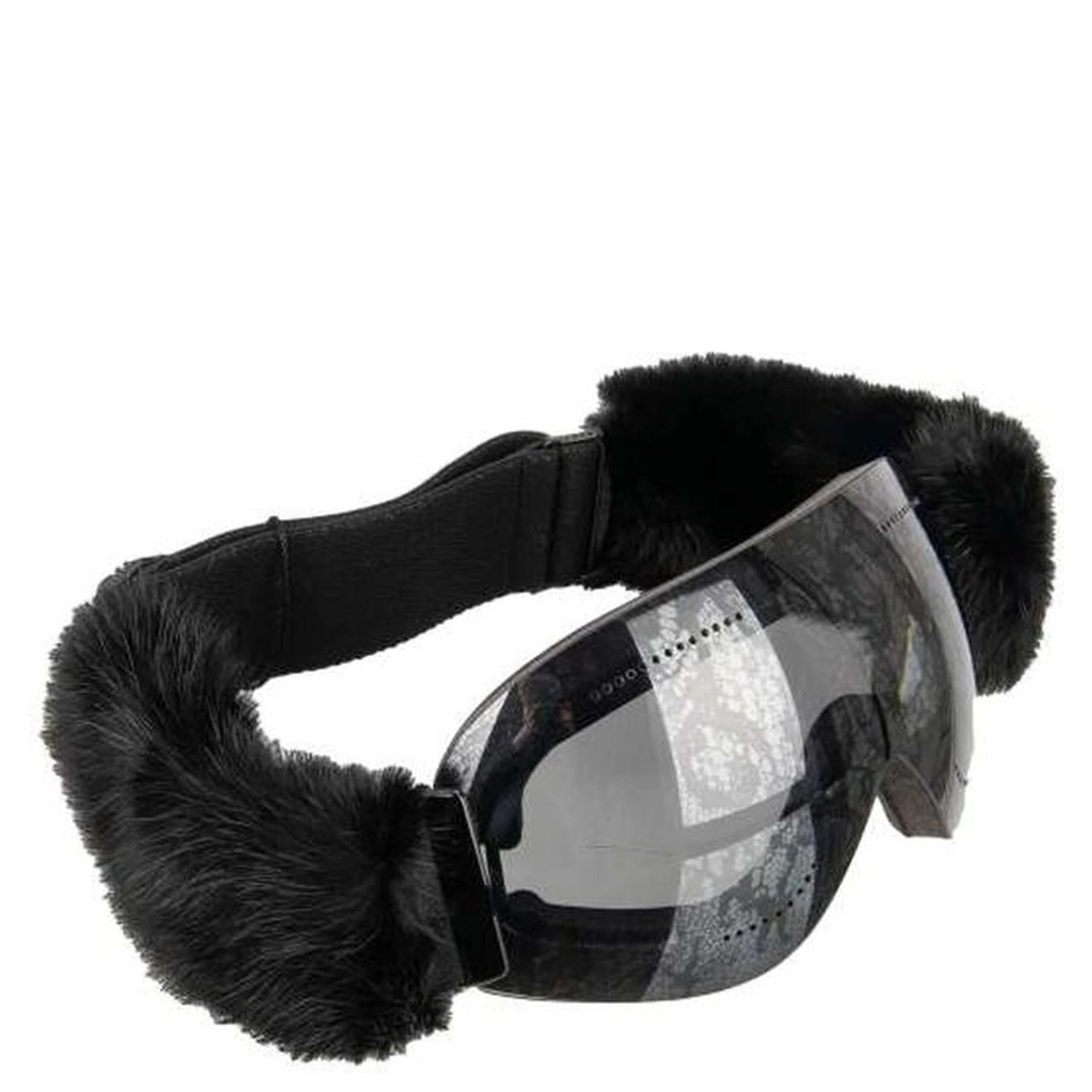 Black Fur Sunglasses