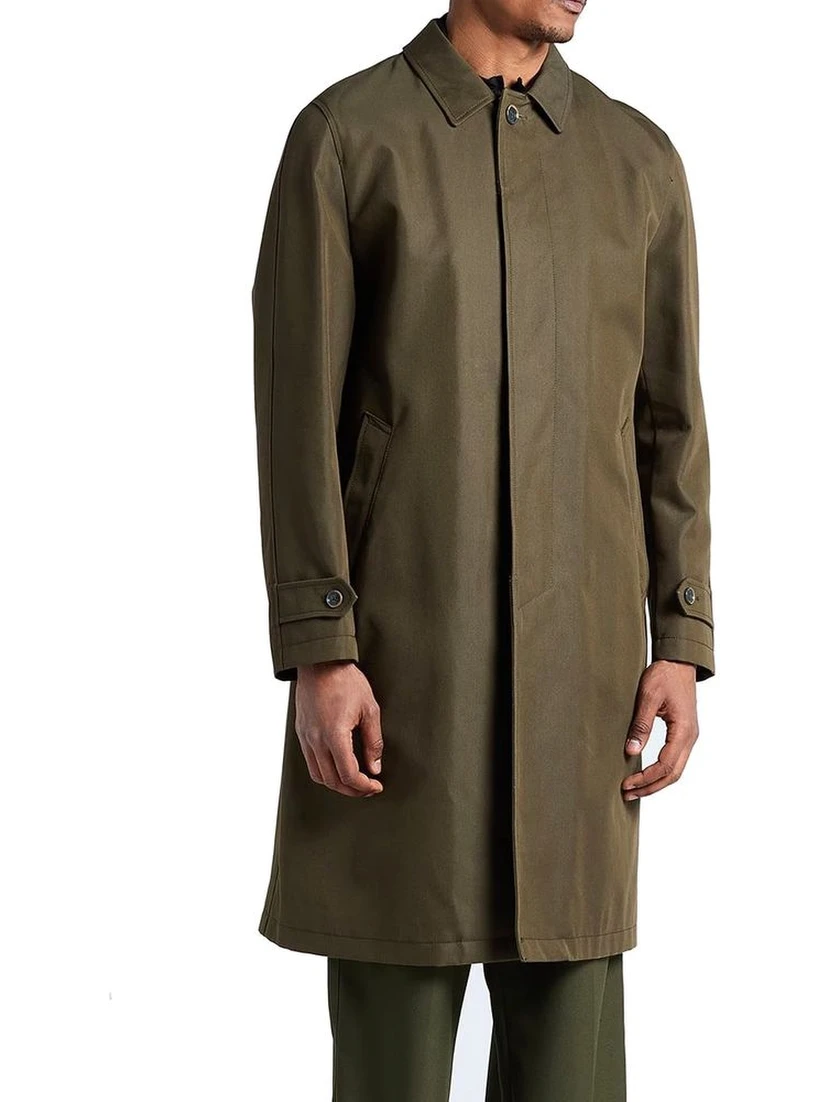 Bicolor Cotton Coat