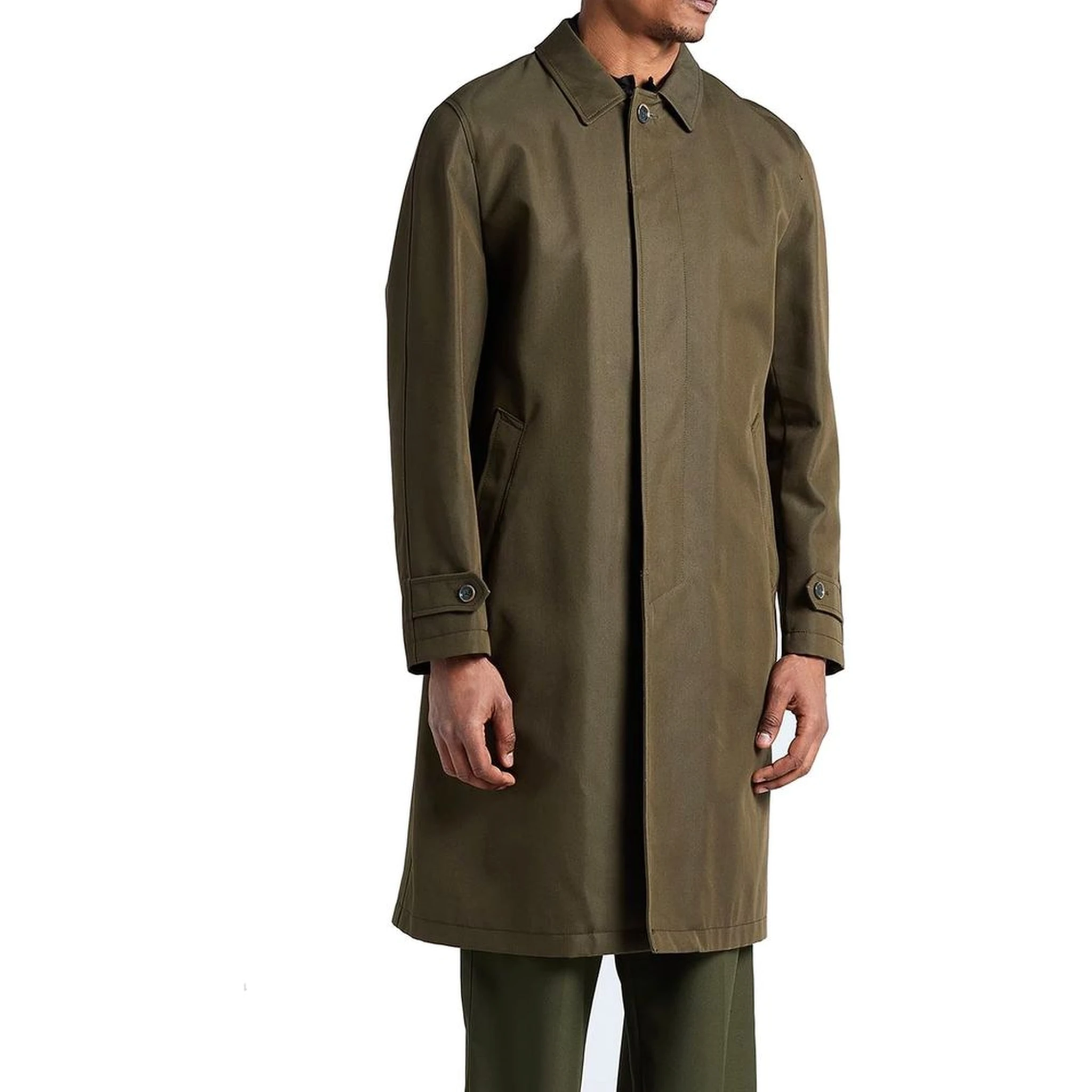 Bicolor Cotton Coat